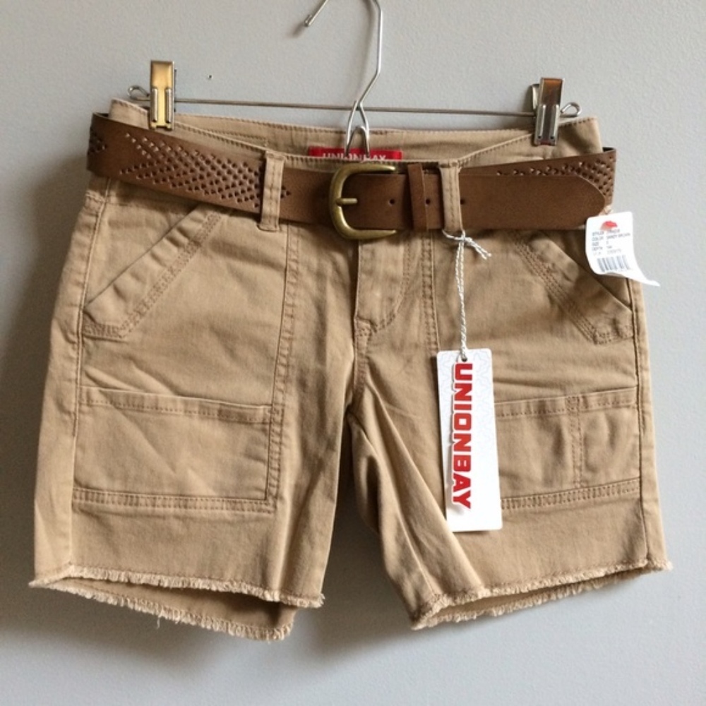 Unionbay Ambrose Stretch Twill Bermuda Shorts New - Picture 3 of 5